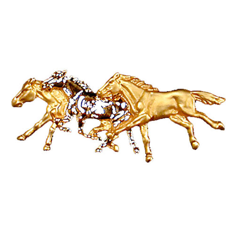 Intrepid International Three Horses Stock Pin