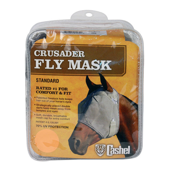 Cashel Crusader Standard Nose Pasture Fly Mask-no Ears