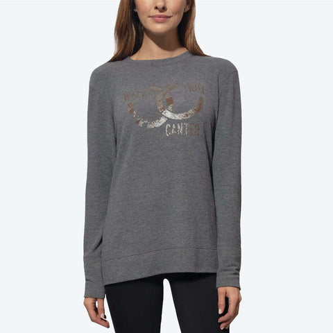 Chestnut Bay Rider Lucky Shoes Lounge Sweater